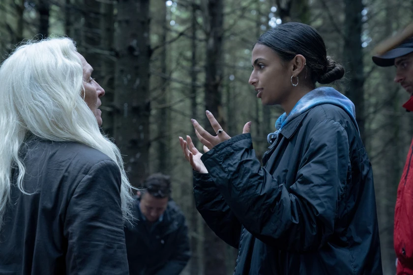 Ishana Shyamalan en vigilantes (Rodaje)