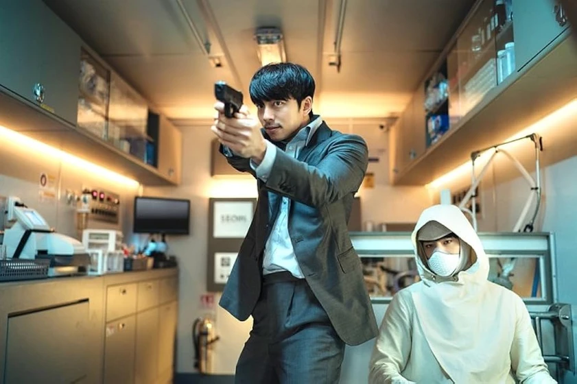 Yoo Gong y Park Bo-gum en seobok