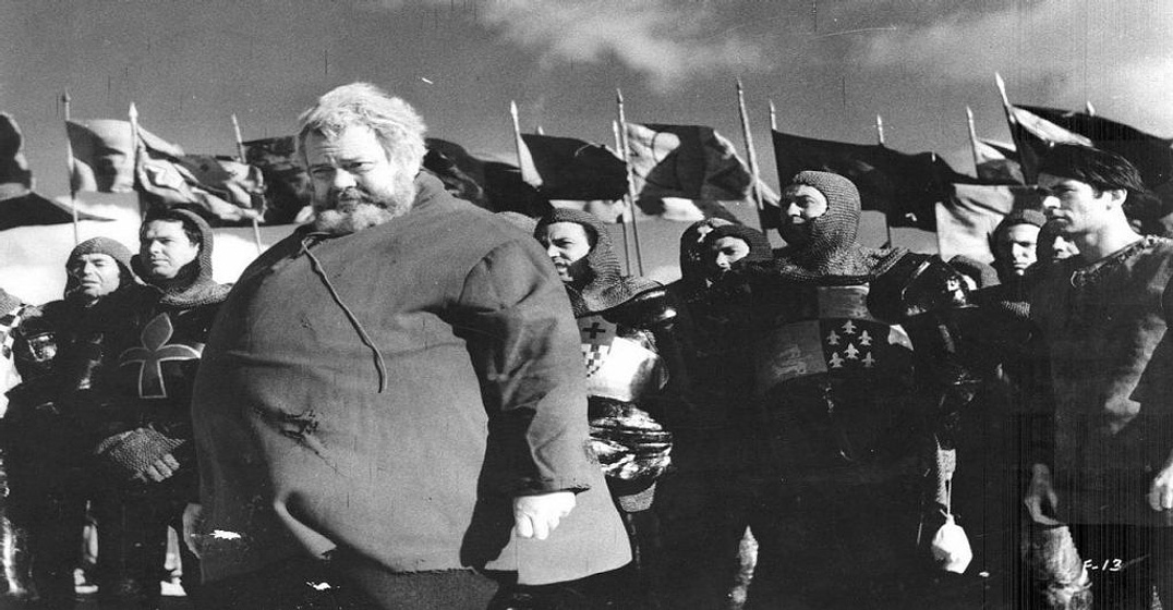 Orson Welles en Campanadas a Medianoche