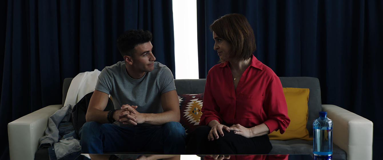 Adriana Ozores y Alejandro Vergara en Reflejos en una Habitación