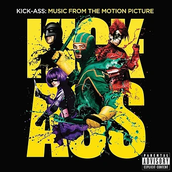 Carátula de la banda de sonido de Kick-Ass. Listo para machacar