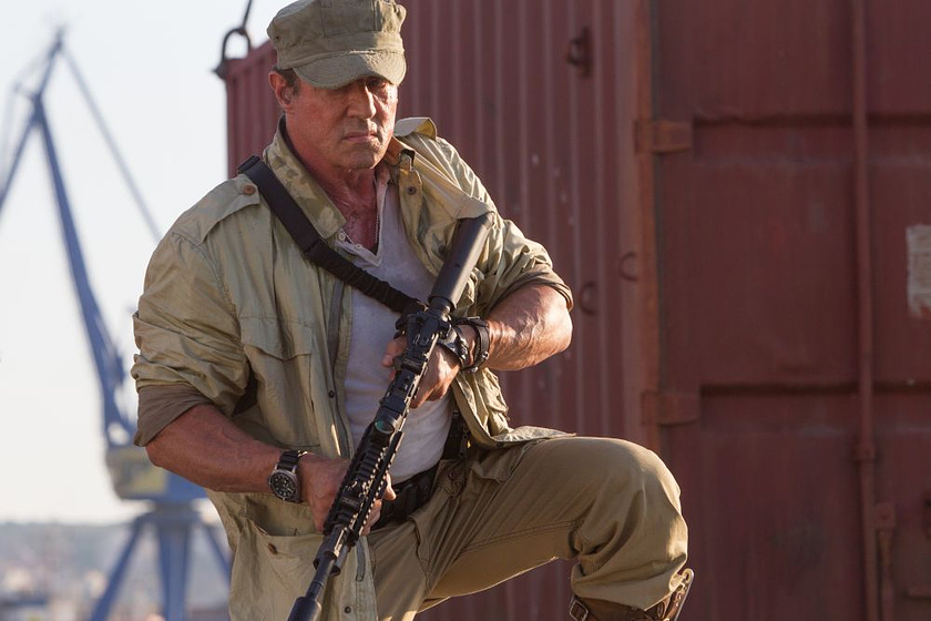 Sylvester Stallone en Los Mercenarios 3