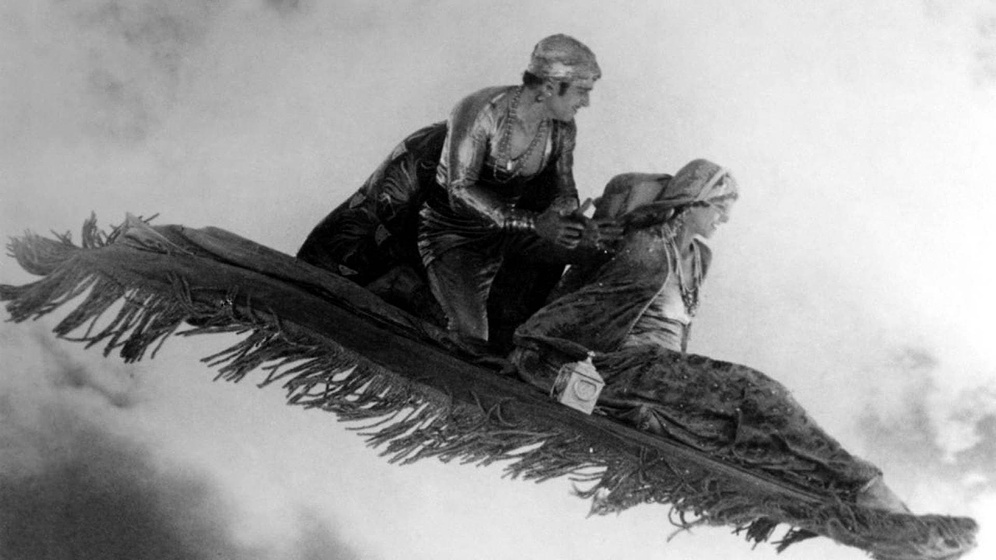 Douglas Fairbanks en El Ladrón de Bagdad