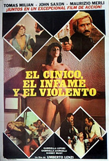 poster of movie El cínico, el infame y el violento