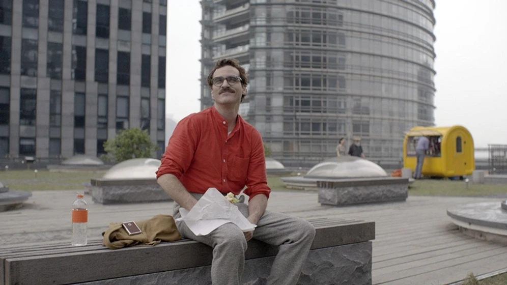 Joaquin Phoenix en her