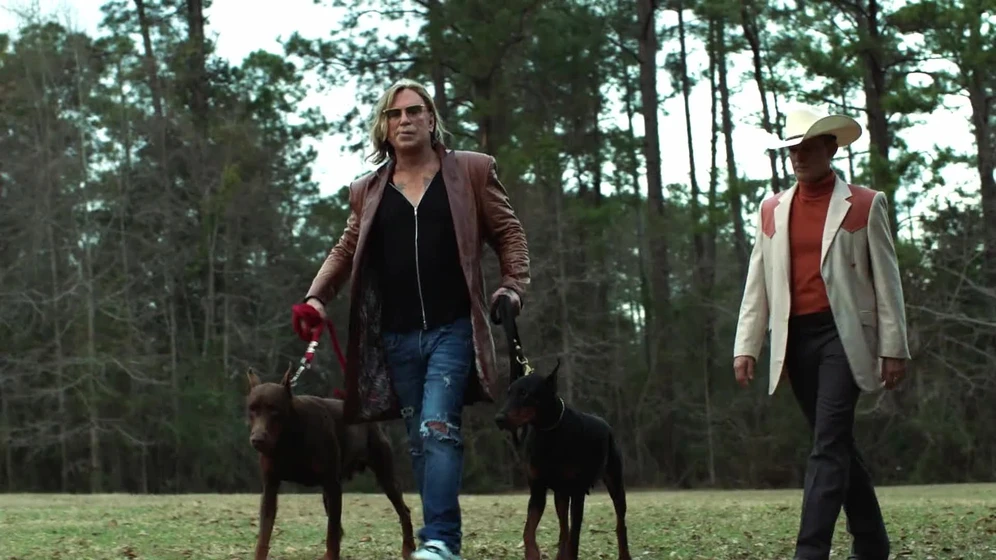 Mickey Rourke en hunt-club