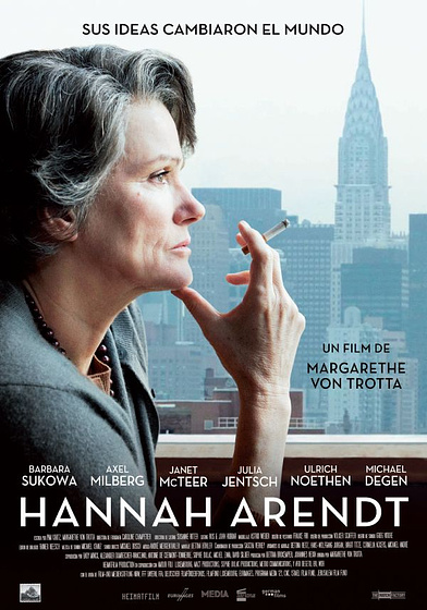still of movie Hannah Arendt