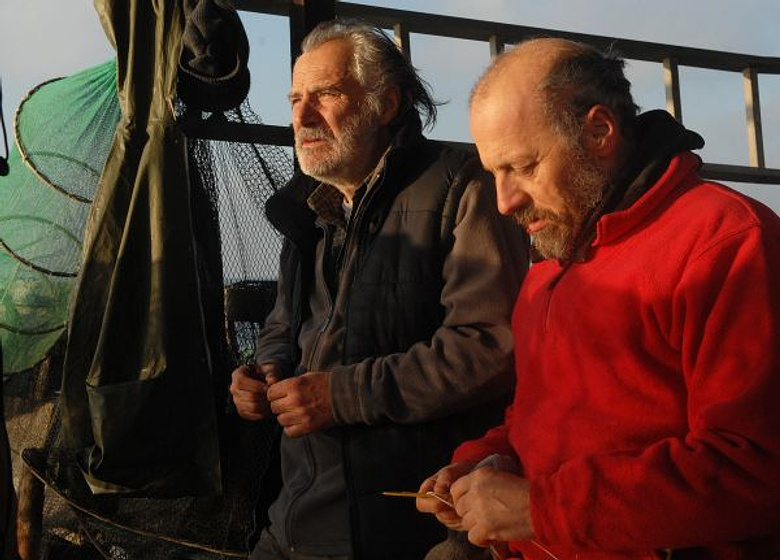 Rade Serbedzija y Marco Paolini en La Pequeña Venecia (Shun Li y el poeta)