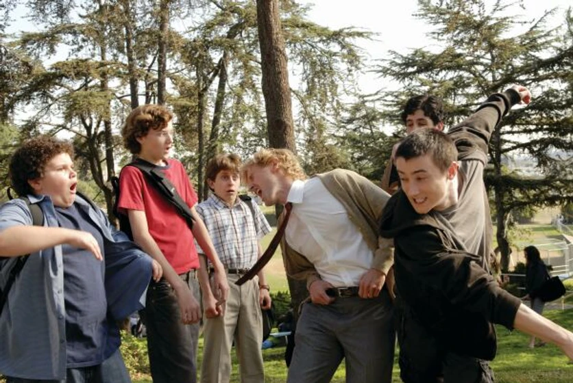 Owen Wilson, David Dorfman, Troy Gentile y Nate Hartley en no-tan-duro-de-pelar