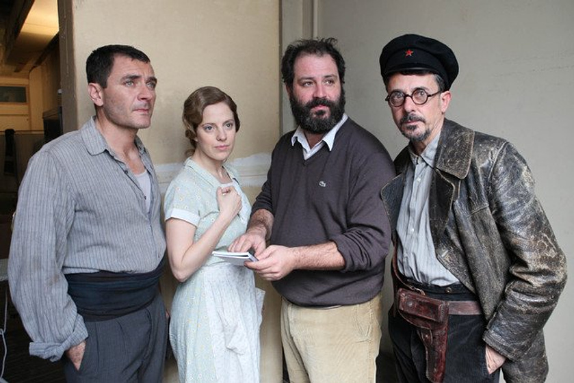 Pere Ponce, Álex Brendemühl, Óscar Aibar y Maria Molins en El Bosque (El Bosc)