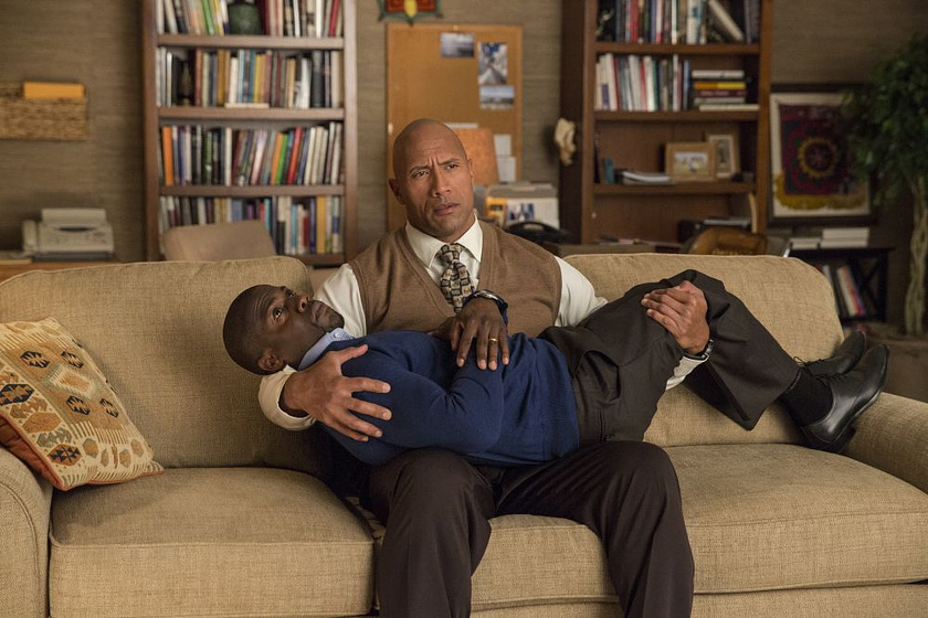 Dwayne Johnson y Kevin Hart en Un Espía y medio