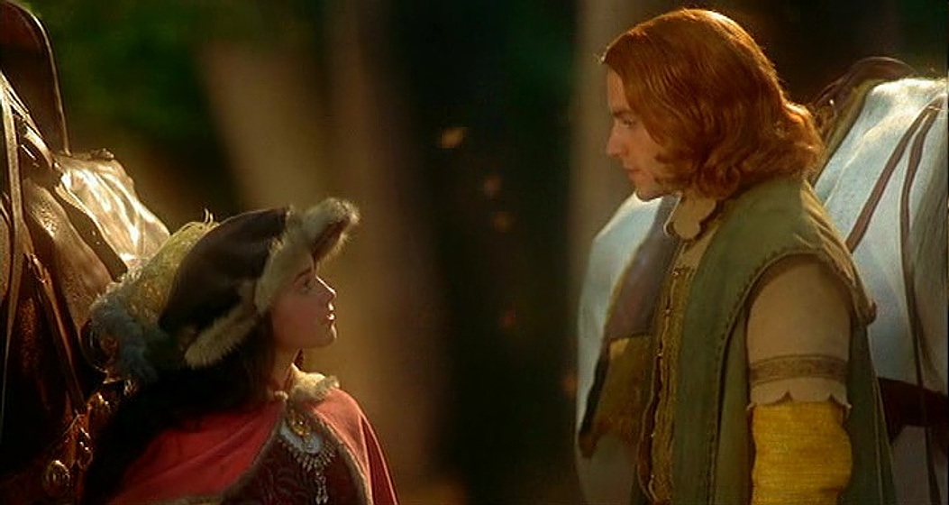 Monica Keena y David Conrad en Blancanieves, Un Cuento de Terror (La Verdadera Historia)