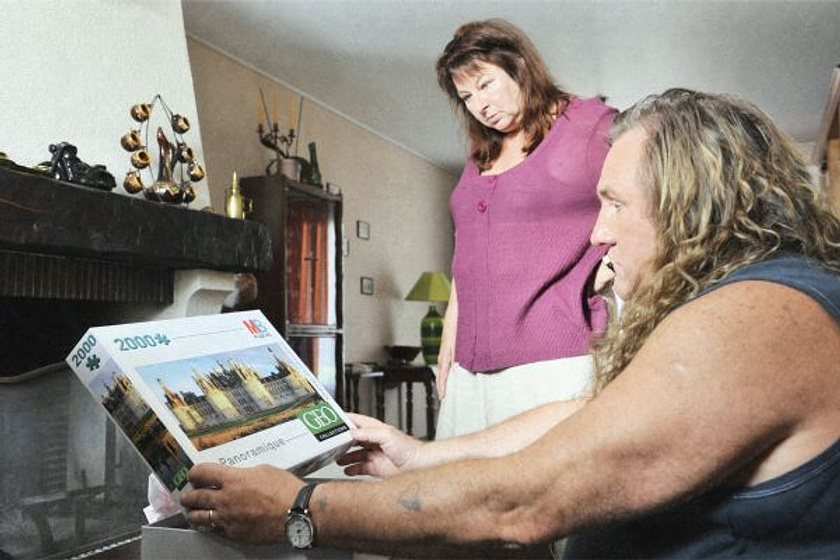 Gerard Depardieu y Yolande Moreau en Mammuth