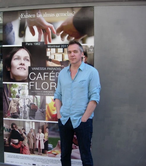Jean-Marc Vallée en cafe-de-flore (Photocall en Madrid. Agosto 2012)
