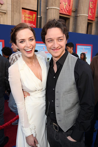 James McAvoy y Emily Blunt en Gnomeo y Julieta