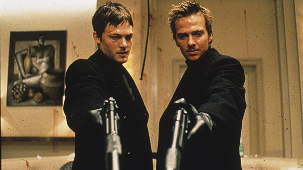 Norman Reedus y Sean Patrick Flanery en Los Elegidos