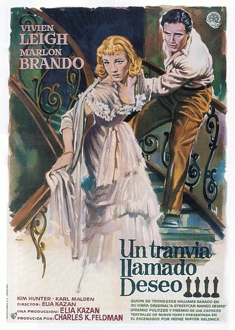 Poster de Un Tranvía Llamado Deseo