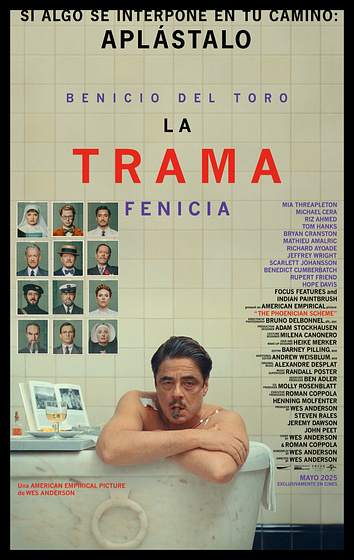Imagen de La Trama Fenicia (Cartel español)