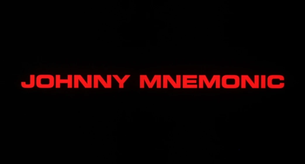 Imagen de Johnny Mnemonic (Títulos de crédito)