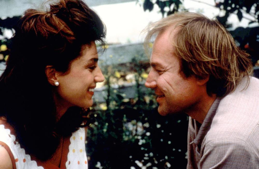 Ángela Molina y Klaus Maria Brandauer en Calles de Oro