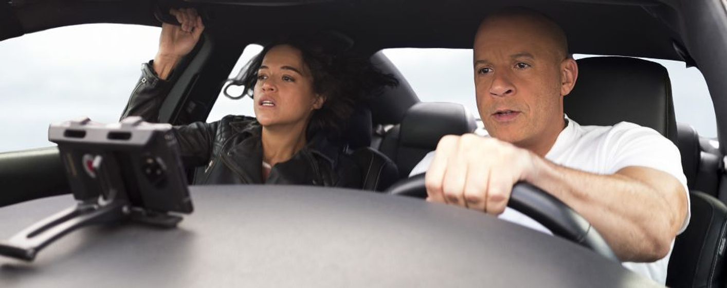 Vin Diesel y Michelle Rodriguez en Fast & Furious 9