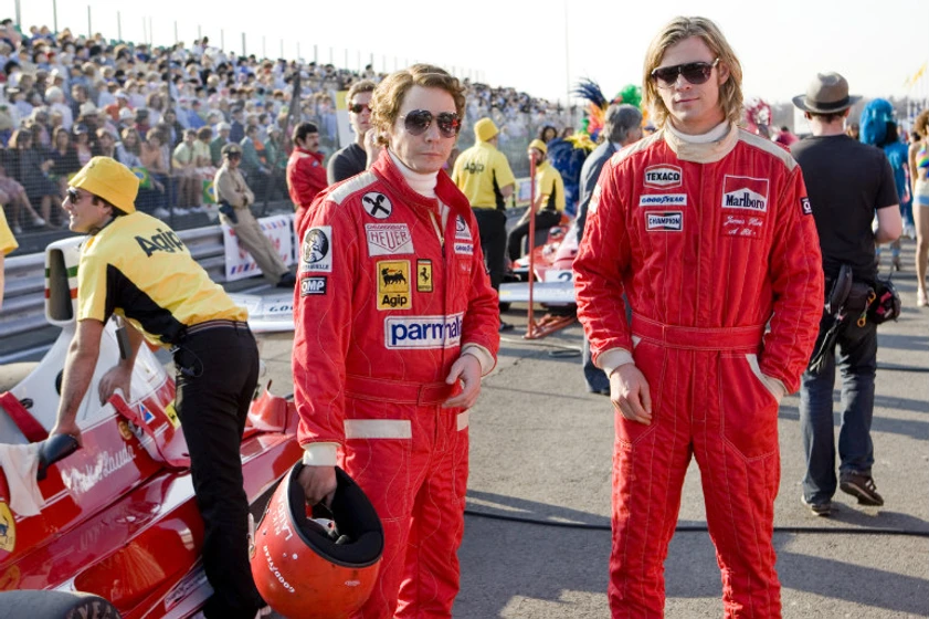 Daniel Brühl y Chris Hemsworth en rush