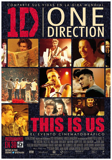 Imagen de One Direction. This is Us (Cartel)