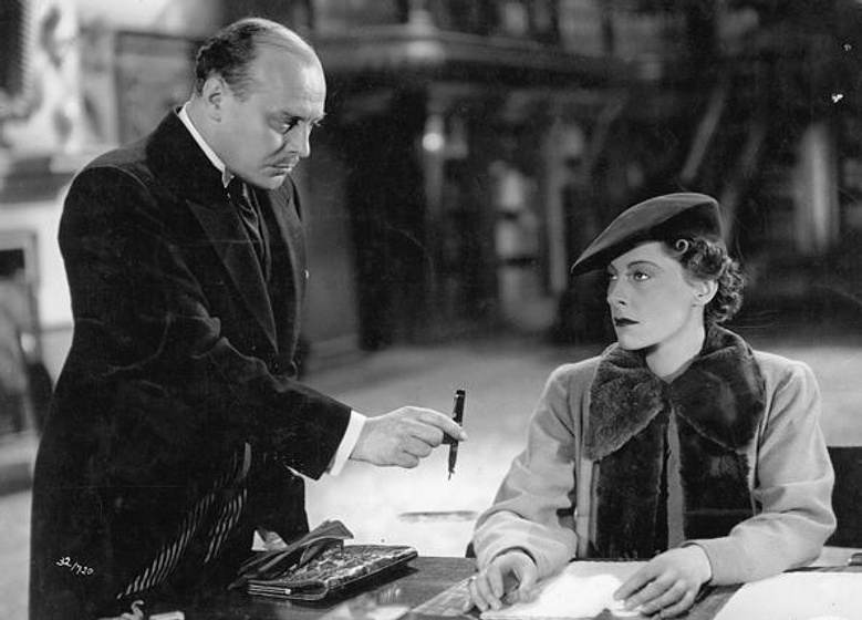 Emil Jannings y Marianne Hoppe en el-soberano