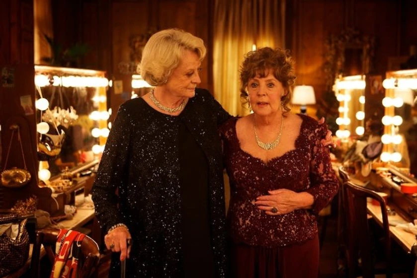 Maggie Smith y Pauline Collins en el-cuarteto-2012