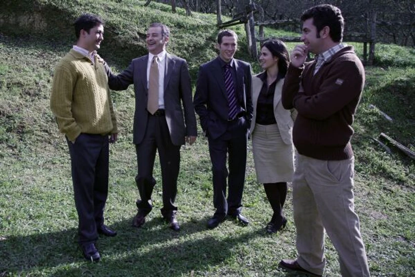 Juan Diego, Secun de la Rosa, Estíbaliz Gabilondo, Javier Ríos y Arturo Valls en casual-day