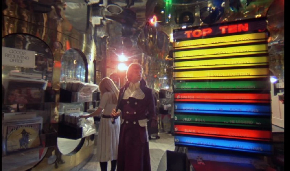 Malcolm McDowell en la-naranja-mecanica