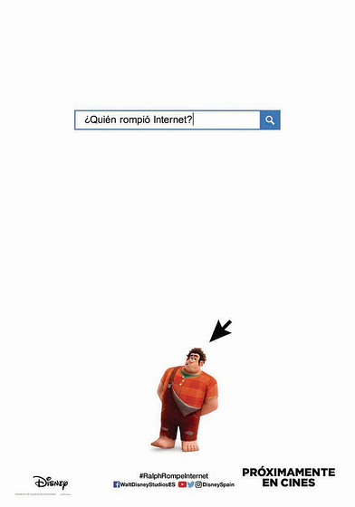 Imagen de Ralph rompe Internet (Cartel teaser español)