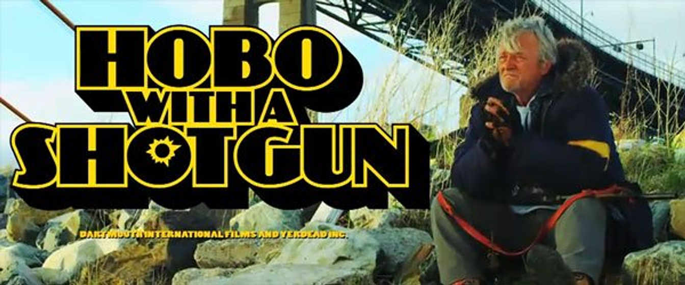 Rutger Hauer en Hobo with a Shotgun (Títulos de crédito)