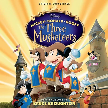 Carátula de la banda de sonido de Mickey, Donald, Goofy: Los tres mosqueteros