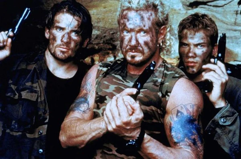 Chris Sadrinna y Dominic Purcell en la-guardaespaldas