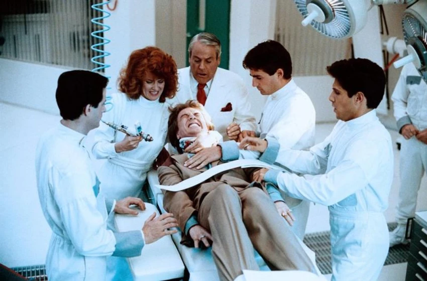 Martin Short, Kevin McCarthy y Fiona Lewis en el-chip-prodigioso