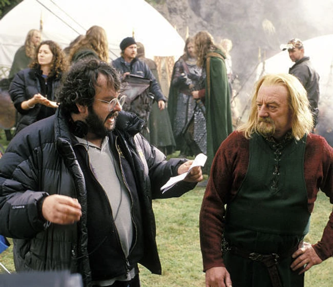 Peter Jackson en el-senor-de-los-anillos-el-retorno-del-rey (Rodaje)