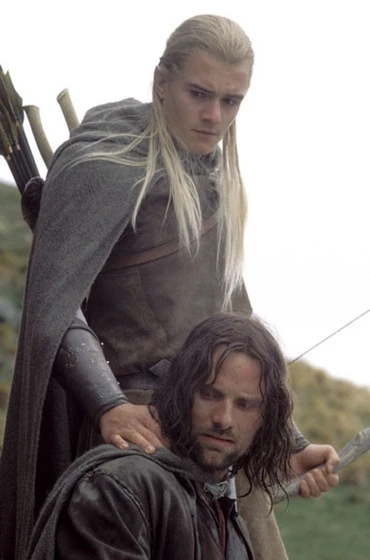Viggo Mortensen y Orlando Bloom en el-senor-de-los-anillos-el-retorno-del-rey