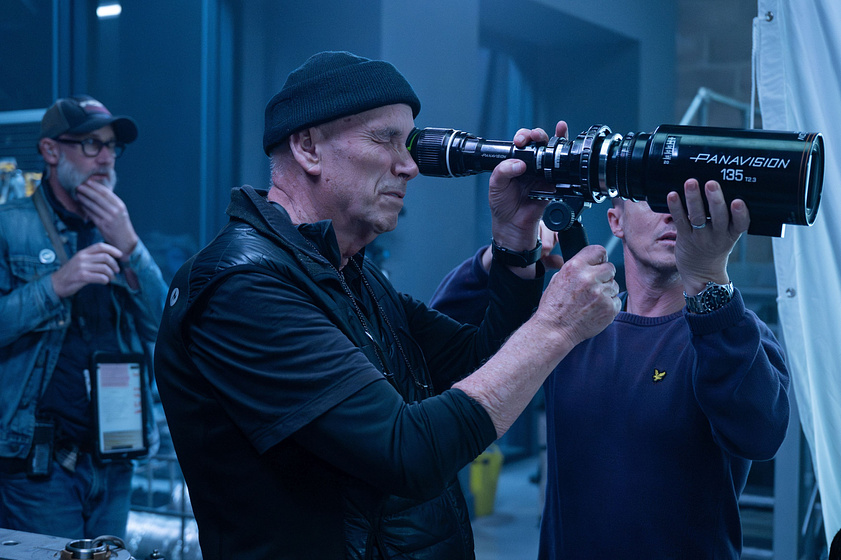 Martin Campbell en cleaner-rescate-vertical (Rodaje)