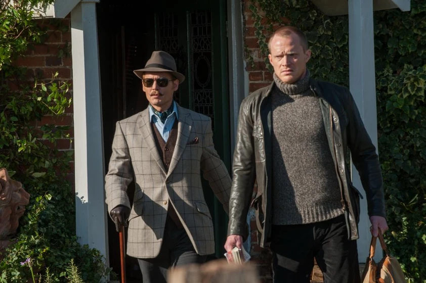 Johnny Depp y Paul Bettany en mortdecai