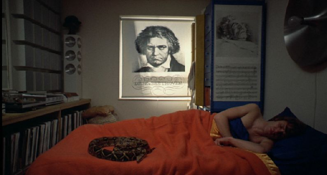 Malcolm McDowell en La naranja mecánica