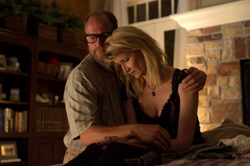 Woody Harrelson y Laura Dern en wilson