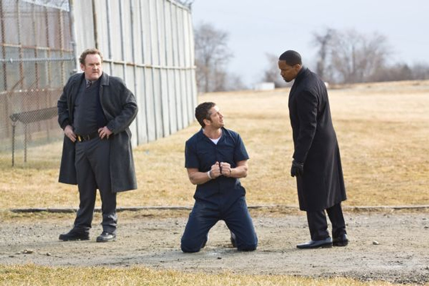 Jamie Foxx, Gerard Butler y Colm Meaney en Un Ciudadano Ejemplar