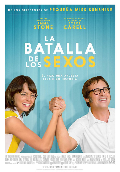 Imagen de La Batalla de los sexos (Cartel español)