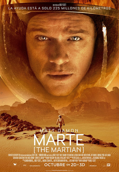 Imagen de Marte (The Martian) (Cartel final español)