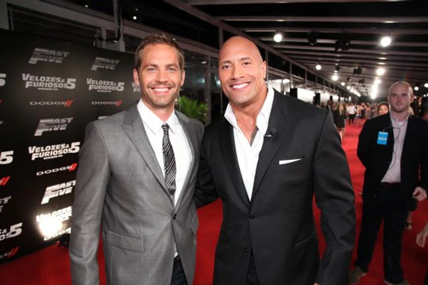 Paul Walker y Dwayne Johnson en fast-and-furious-5 (Premiere en Rio de Janeiro. Abril 2011)