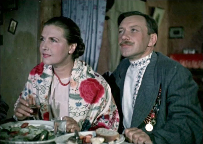 Boris Chirkov y Tamara Makarova en Three Encounters