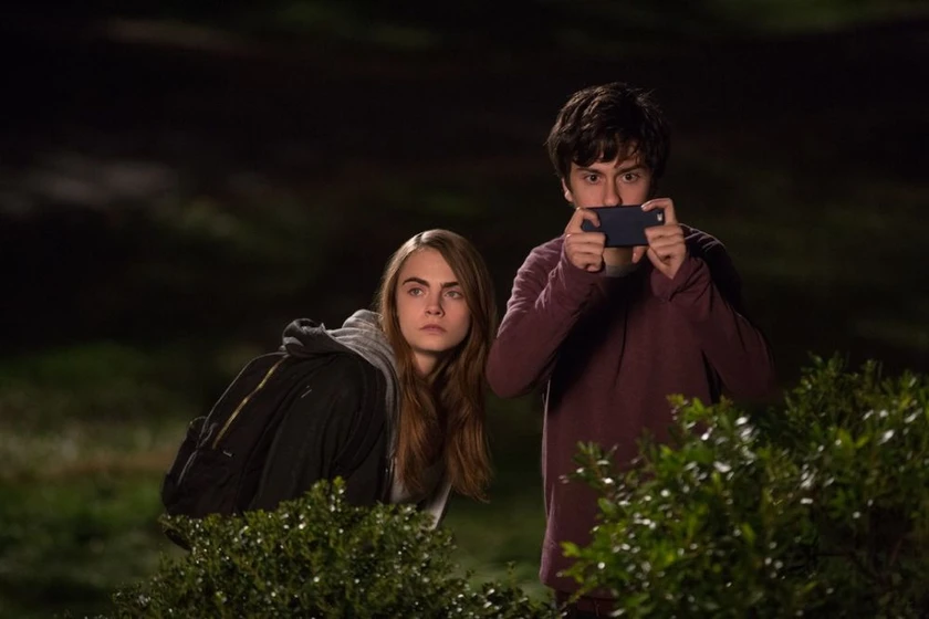 Nat Wolff y Cara Delevingne en ciudades-de-papel
