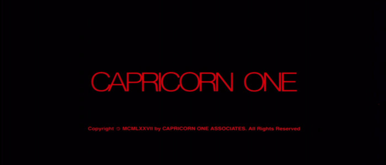 Imagen de Capricornio Uno (Títulos de crédito)
