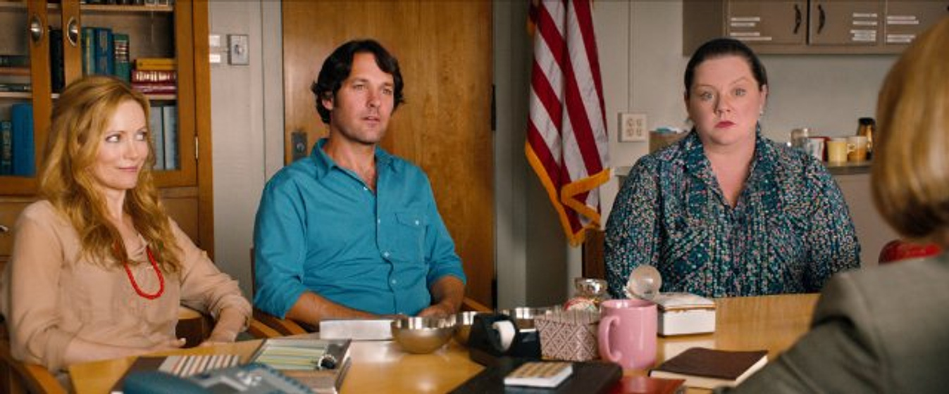 Leslie Mann, Paul Rudd y Melissa McCarthy en Si Fuera fácil